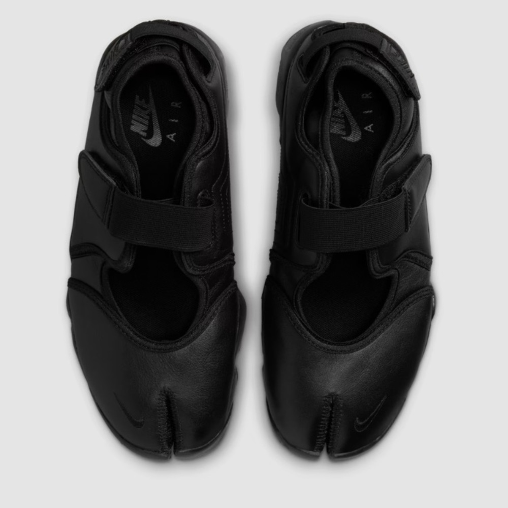 Nike air rift black leather tabi split toe  sneakers Mary Janes sold out 10